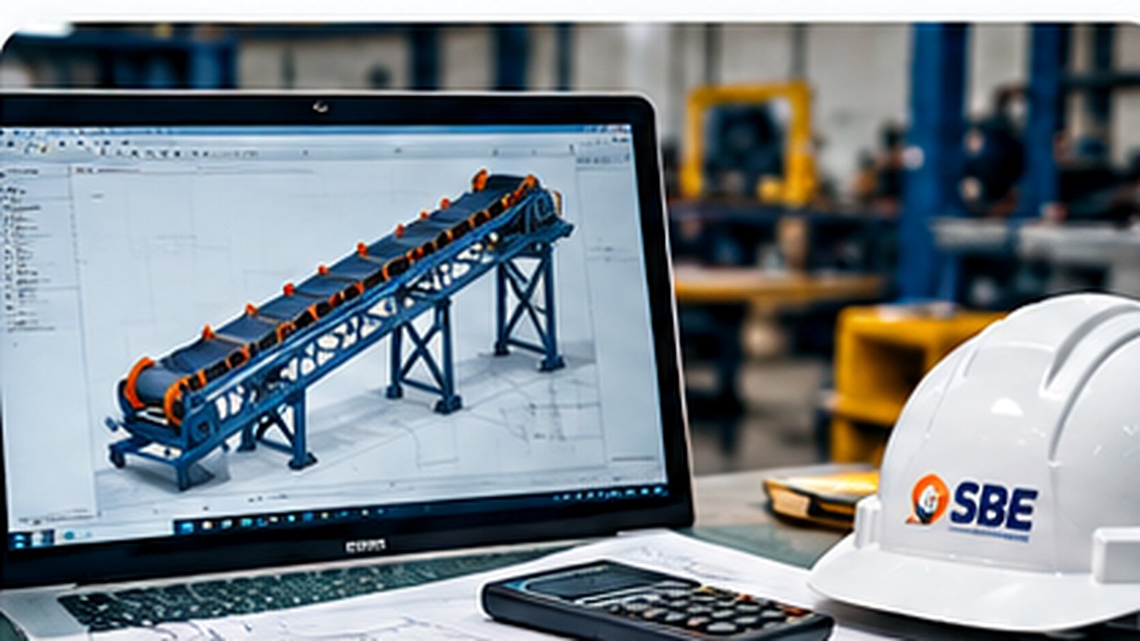 Illustrative industrial work related to conveyor design & development