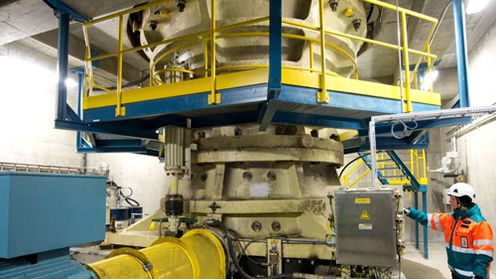 Illustrative industrial work related to crusher services